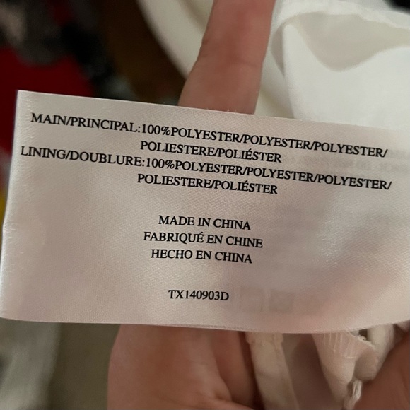 White Cross-Back Dress - Picture 5 of 6